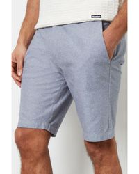 Threadbare - Pale 'Marino' Cotton Chino Shorts - Lyst