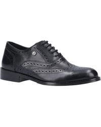 Hush Puppies - Natalie Leather Brogue Lace Up Shoes - Lyst