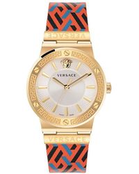 Versace - Greca Logo Dames Horloge Multi Vevh01521 - Lyst