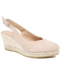 Jones Bootmaker - Raisa Leather Buckle Fasten Espadrilles - Lyst