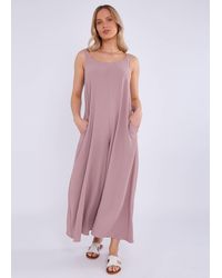 Gini London - Air Flow Strappy Wide Leg Jumpsuit - Lyst
