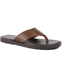 Jones Bootmaker - Wallgate Premium Leather Toe Post Sandals - Lyst