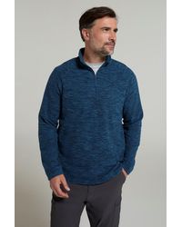Mountain Warehouse - 'Snowdon' Fleece Top Half Zip Breathable Quick Dry Sweater - Lyst