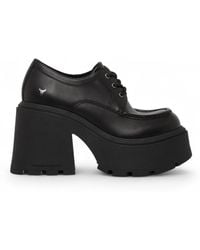 Windsor Smith - Windsorsmith Leather Chunky Platform Lace-Up Shoes - Lyst