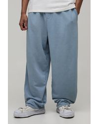 BoohooMAN - Balloon Fit Washed Loopback Joggers - Lyst
