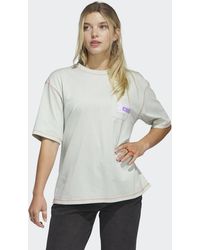 adidas - Sport Statement Boyfriend Pocket Tee - Lyst