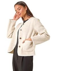 Roman - Petite Blanket Stitch Jacket - Lyst