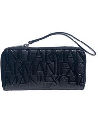 ARMANI EXCHANGE - Portemonnaie Mit Reissverschluss - Lyst