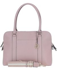 Ashwood Leather - 'Cuore Di Cuoio' 3 Section Large Handbag - Lyst