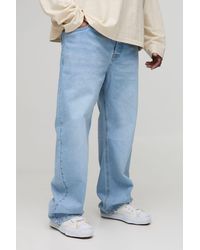 BoohooMAN - Plus Straight Rigid Jeans - Lyst