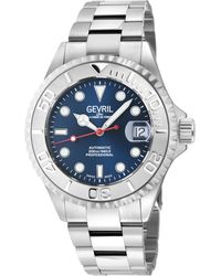 Gevril - Wall Street 4751B Swiss Automatic Sellita Sw200 316L Stainless Steel Case Dial Watch - Lyst