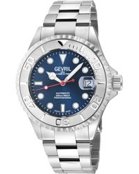 Gevril - Wall Street 4751B Swiss Automatic Sellita Sw200 316L Stainless Steel Case Dial Watch - Lyst