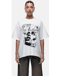Good For Nothing - Graphic Print Oversized T-Shirt - Lyst