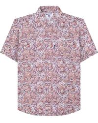 Lambretta - Paisley Short-Sleeved Shirt Cotton - Lyst