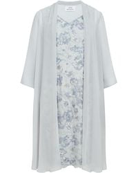 Gina Bacconi - Tracy Embroidered Dress & Chiffon Jacket - Lyst