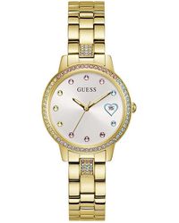 Guess - Gw0657L2 Ladies Three Of Hearts Watch - Lyst