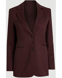 Karen Millen - Tencel Blend Tailored Single Breasted Blazer - Lyst