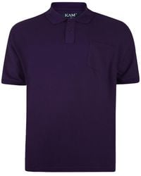 KAM Jeanswear - Kam Polo Shirts Short Sleeve Plus Size - Lyst