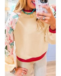 Azura Exchange - Boogprint Ontspannen Sweatshirt - Lyst