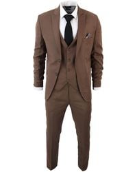 TruClothing - Im1 Classic Plain 3 Piece Suit - Lyst