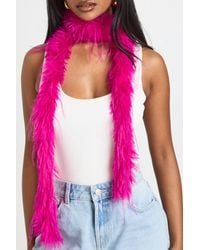 Boohoo - Faux Feather Boa - Lyst