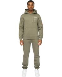 Duck and Cover - Adamsberg Tracksuit Set (Dark) - Lyst