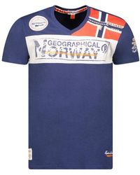 GEOGRAPHICAL NORWAY - Herren-kurzarm-t-shirt Sx1130hgn - Lyst