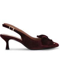 KG by Kurt Geiger - Velvet Tilly Bow Heels - Lyst