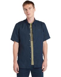 Timberland - Mill Brook Linen Short-Sleeve Shirt - Lyst