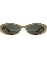 Gucci - Oval Shiny Ivory Light Mirror Gg1660S - Lyst
