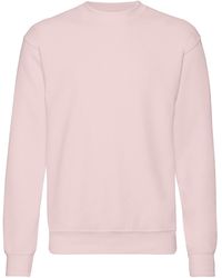 Fruit Of The Loom - Set-in Belcoro® Garen Sweatshirt (poederroos) - Lyst