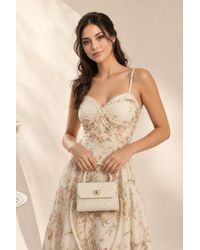 SVNX - Heart Quilted Top-Handle Crossbody Mini Handbag - Lyst