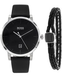 BOSS - Confidence Watch 1570145 Leather (Archived) - Lyst