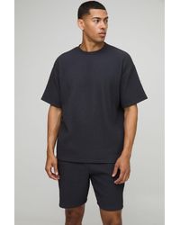 BoohooMAN - Oversized T-Shirt & Relaxed Shorts Lounge Set - Lyst
