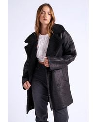 Urban Bliss - Mid Length Bonded Coat - Lyst