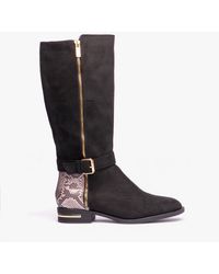 Lotus - Harper Boots Microfibre/Snake - Lyst