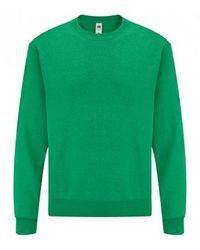 Fruit Of The Loom - Classic Drop Shoulder Sweatshirt (Heather) - Lyst