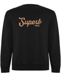 Superb - New Vintage Sprbsu-001 Long-Sleeved Round Neck Sweatshirt - Lyst