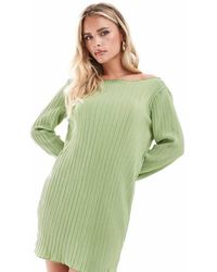 Vero Moda - Plisse Mini Dress With Fluted Sleeve - Lyst