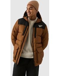 Reebok - Parka Puffer Jacket - Lyst