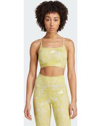 adidas Originals - Aeroreact Training Light Support 3-Stripes Bra - Lyst