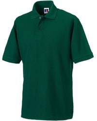 Russell - Polycotton Pique Hardwearing Polo Shirt (Bottle) - Lyst