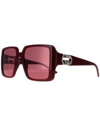 Gucci - Square Burgundy With Mirror Gg1692S - Lyst
