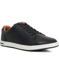 Dune - Tezzy Perforated Lace-Up Trainers - Lyst