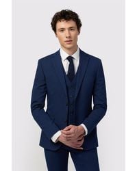Limehaus - Single Breasted Long Sleeve Two Button Skinny Suit Jacket - Lyst