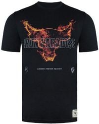 Under Armour - X Project Rock Fire Crew Neck T-Shirt 1361732 001 Cotton - Lyst