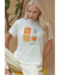 Hiccup - Printed Regular Fit Crew Neck 100% Cotton T-Shirt - Lyst