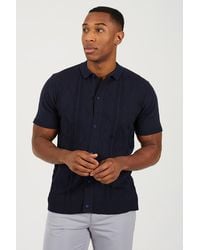 Brave Soul - Revere Collar Knitted Polo Shirt - Lyst