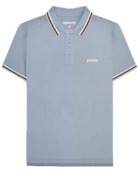 Lambretta - Ss25 Triple Tipped Big & Tall Polo Shirt (Dusky/ /Cream) - Lyst