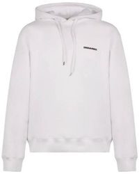 DSquared² - Headquarters Design Cool Fit Hoodie Cotton - Lyst